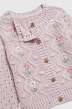 
                        
                          將圖片載入圖庫檢視器 Mothercare Lilac Flower Cardigan
                        
                      