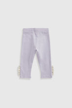 
                        
                          Load image into Gallery viewer, Mothercare Lilac Swan Leggings
                        
                      