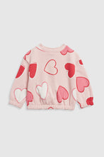 
                        
                          將圖片載入圖庫檢視器 Mothercare Pink Hearts Sweat Top
                        
                      