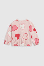 
                        
                          將圖片載入圖庫檢視器 Mothercare Pink Hearts Sweat Top
                        
                      