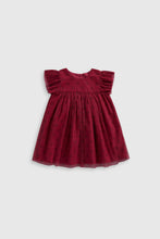 
                        
                          Load image into Gallery viewer, Mothercare Berry Tulle Occasion Dress
                        
                      