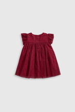 
                        
                          Load image into Gallery viewer, Mothercare Berry Tulle Occasion Dress
                        
                      