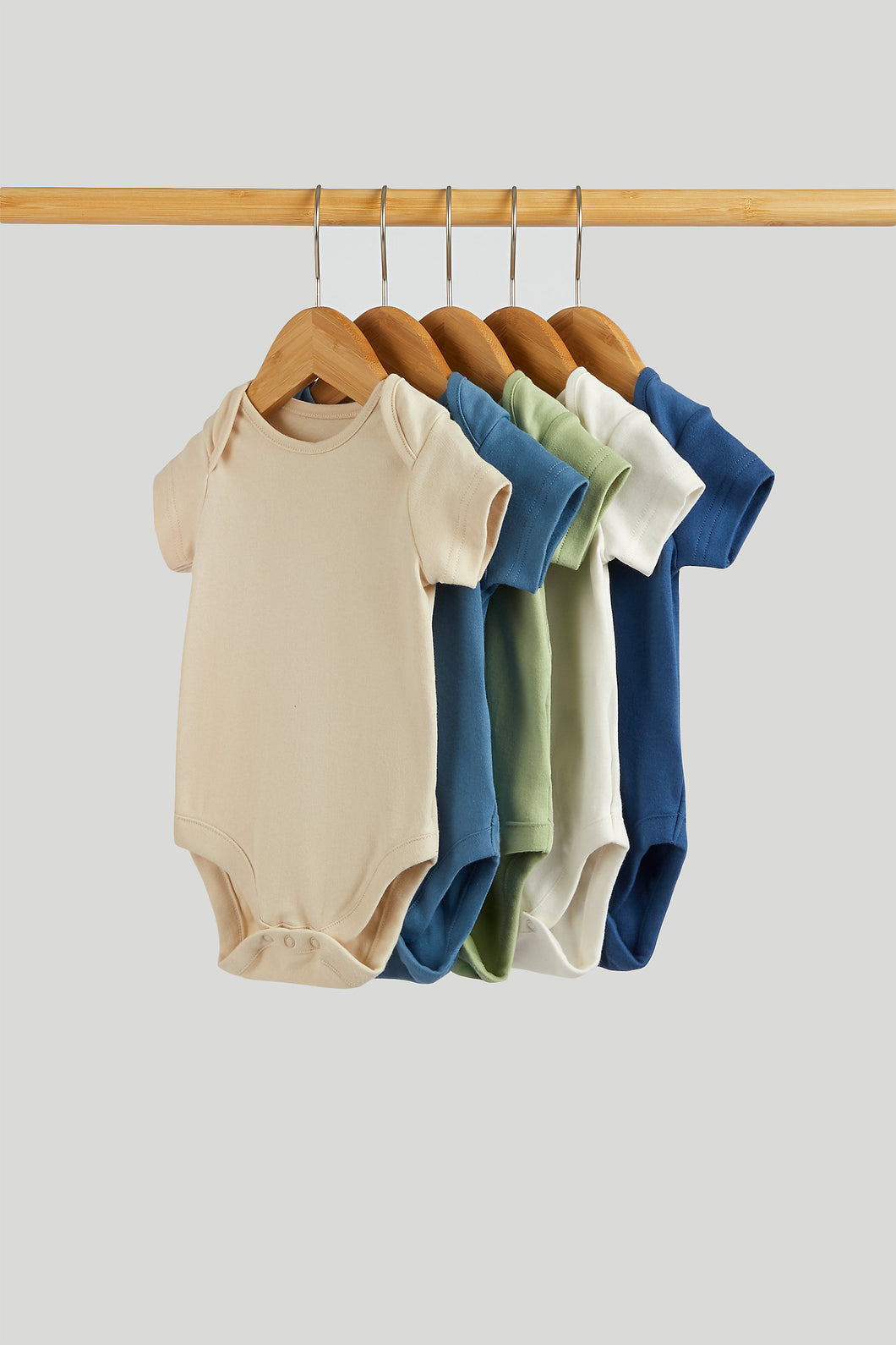 Mothercare Short-Sleeved Bodysuits - 5 Pack