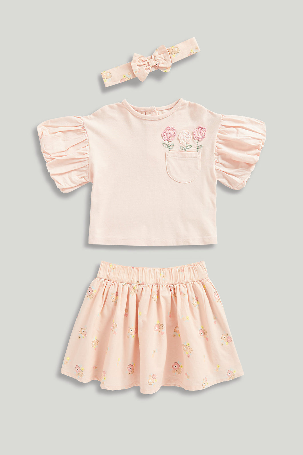 Mothercare Skirt, Top and Headband Set