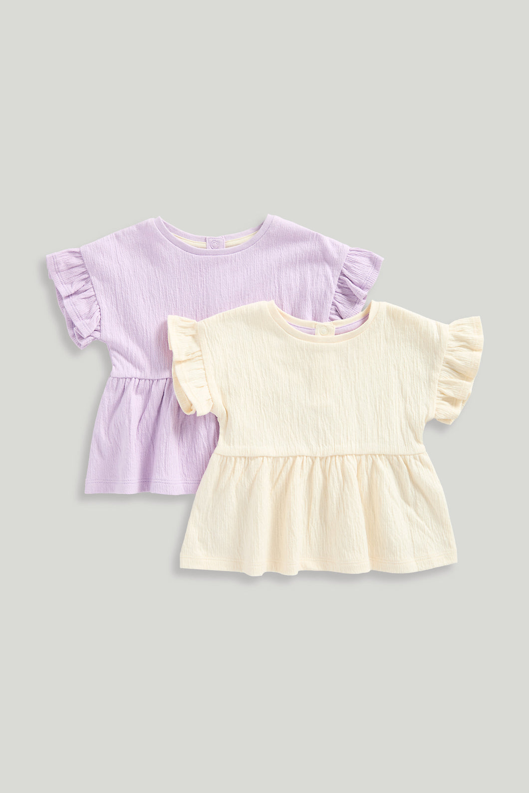 Mothercare Crinkle T-Shirts - 2 Pack