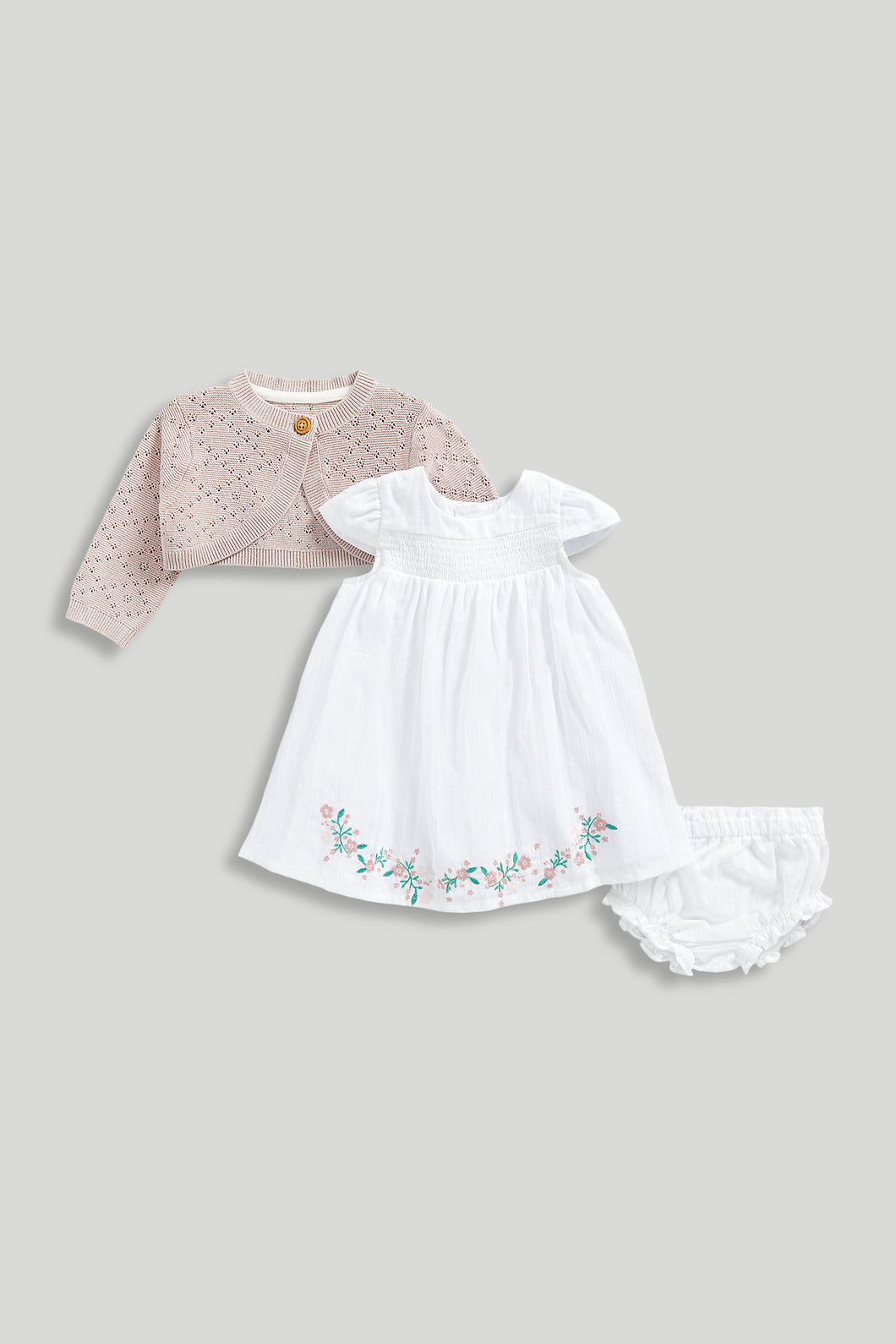 Mothercare Dress, Cardigan and Knickers