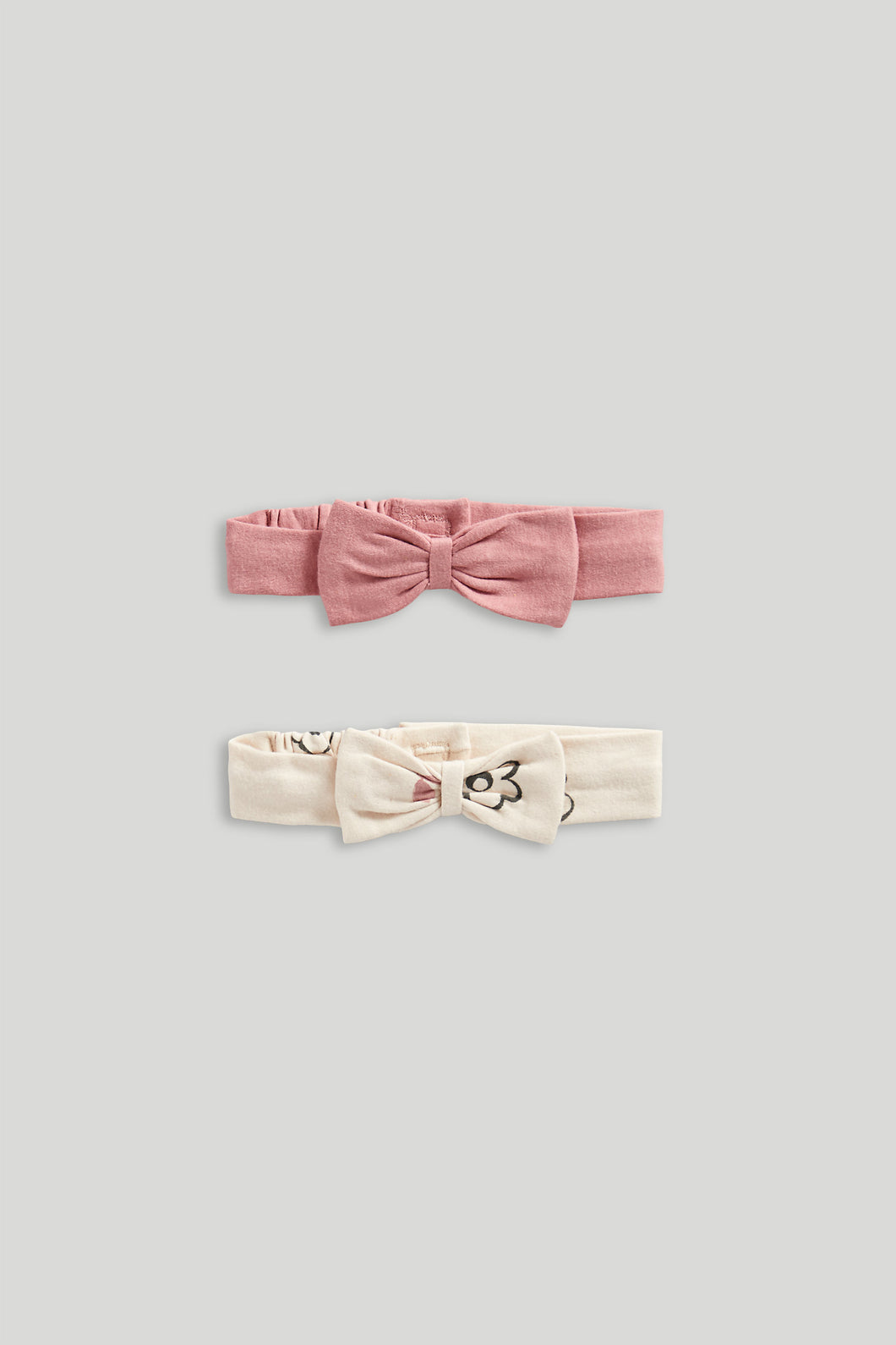 Mothercare My First Pink Headbands - 2 Pack