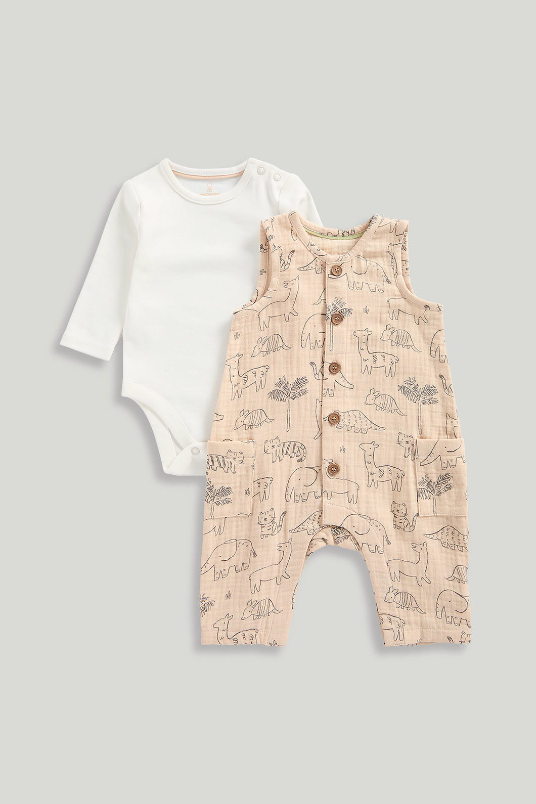 Mothercare Romper and Bodysuit Set