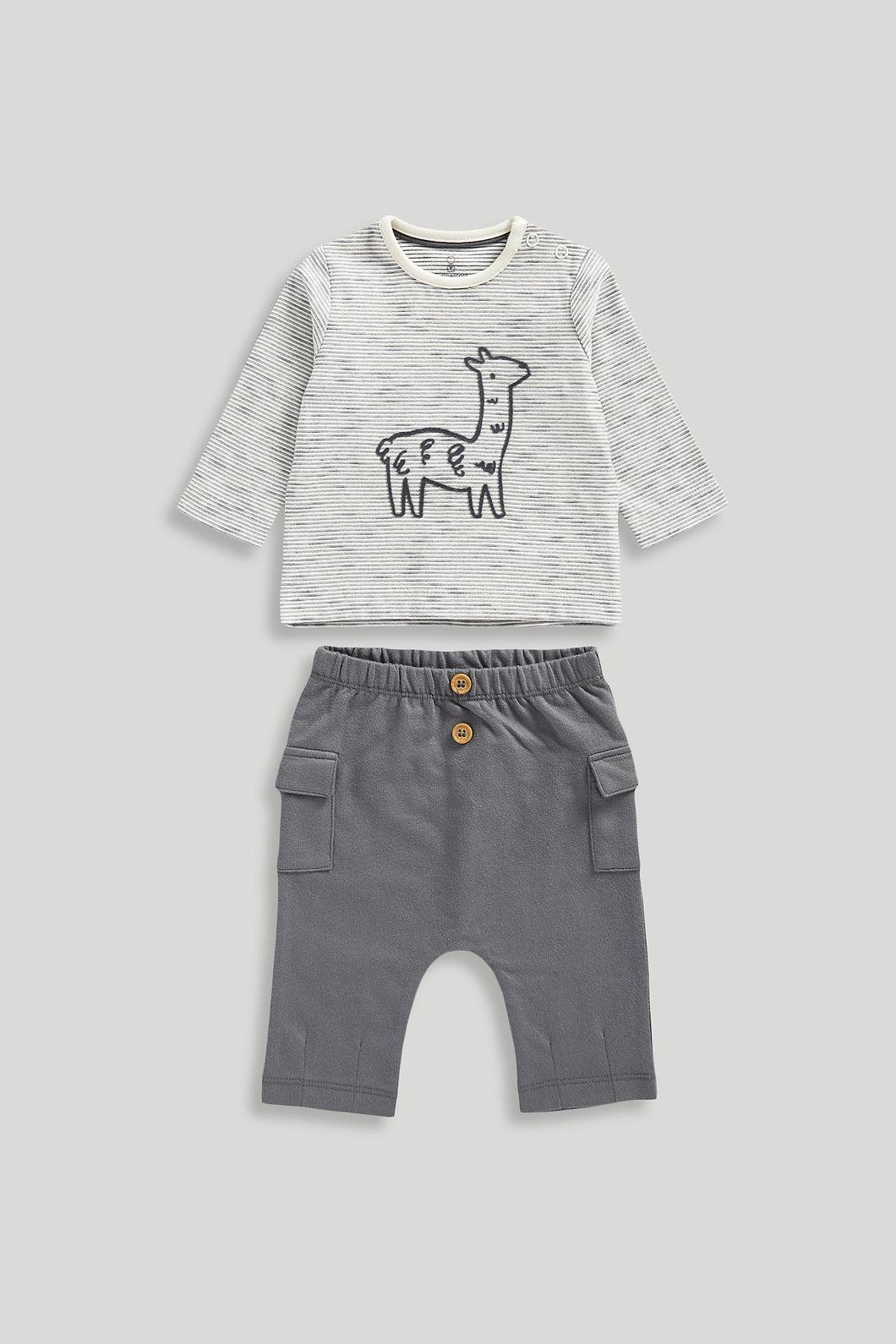 Mothercare Grey T-Shirt and Jogger Set