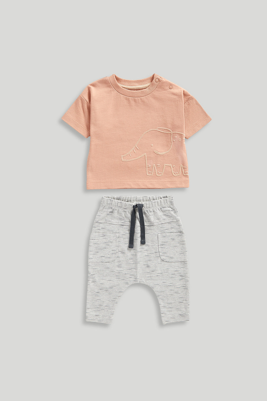 Mothercare Elephant T-Shirt and Jogger Set