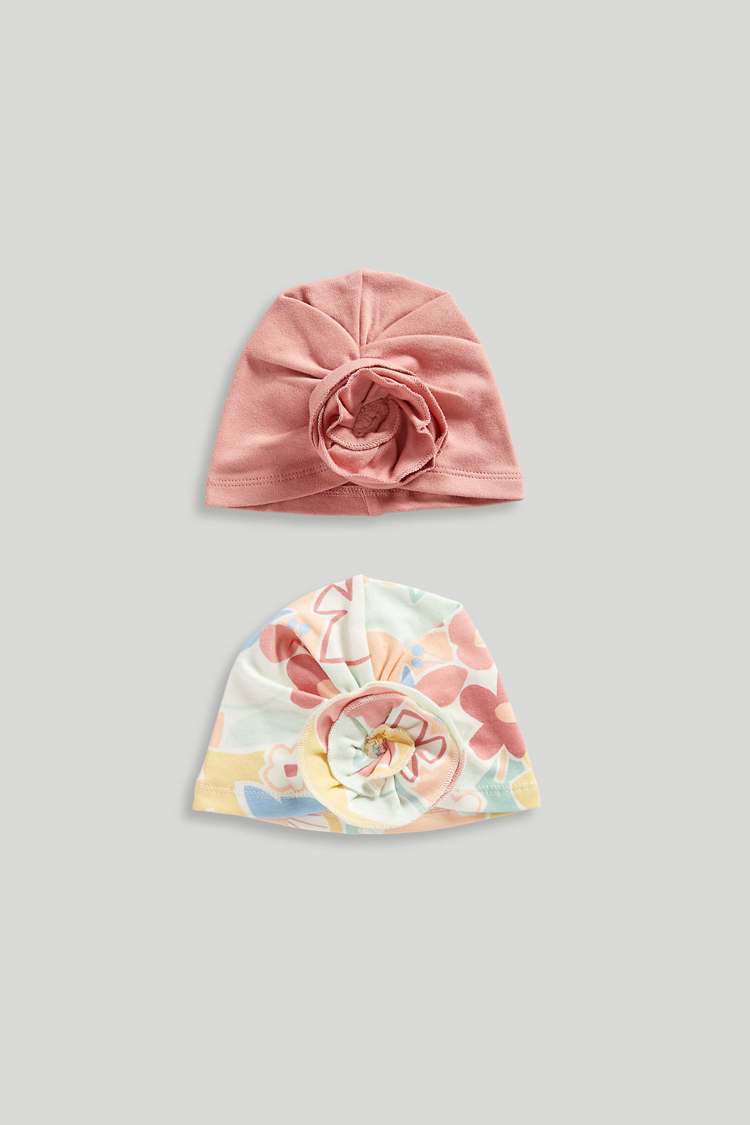 Mothercare Turban Baby Hats - 2 Pack