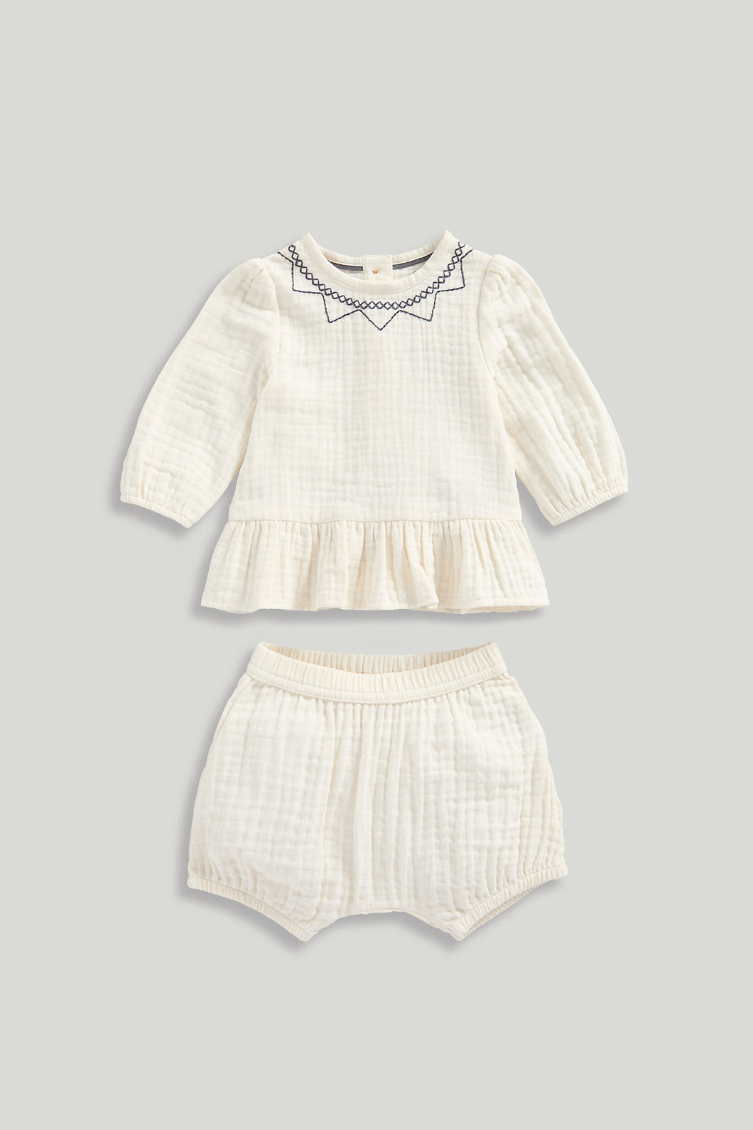 Mothercare Muslin Top and Shorts Set