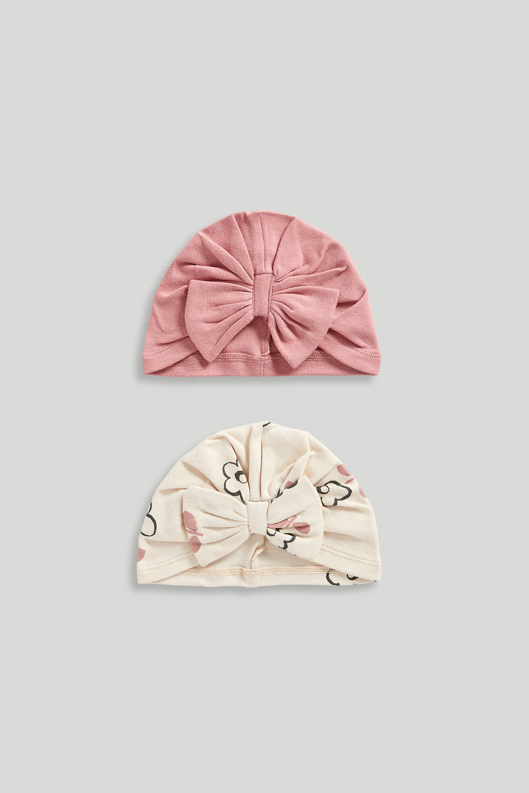 Mothercare Turban Baby Hats - 2 Pack