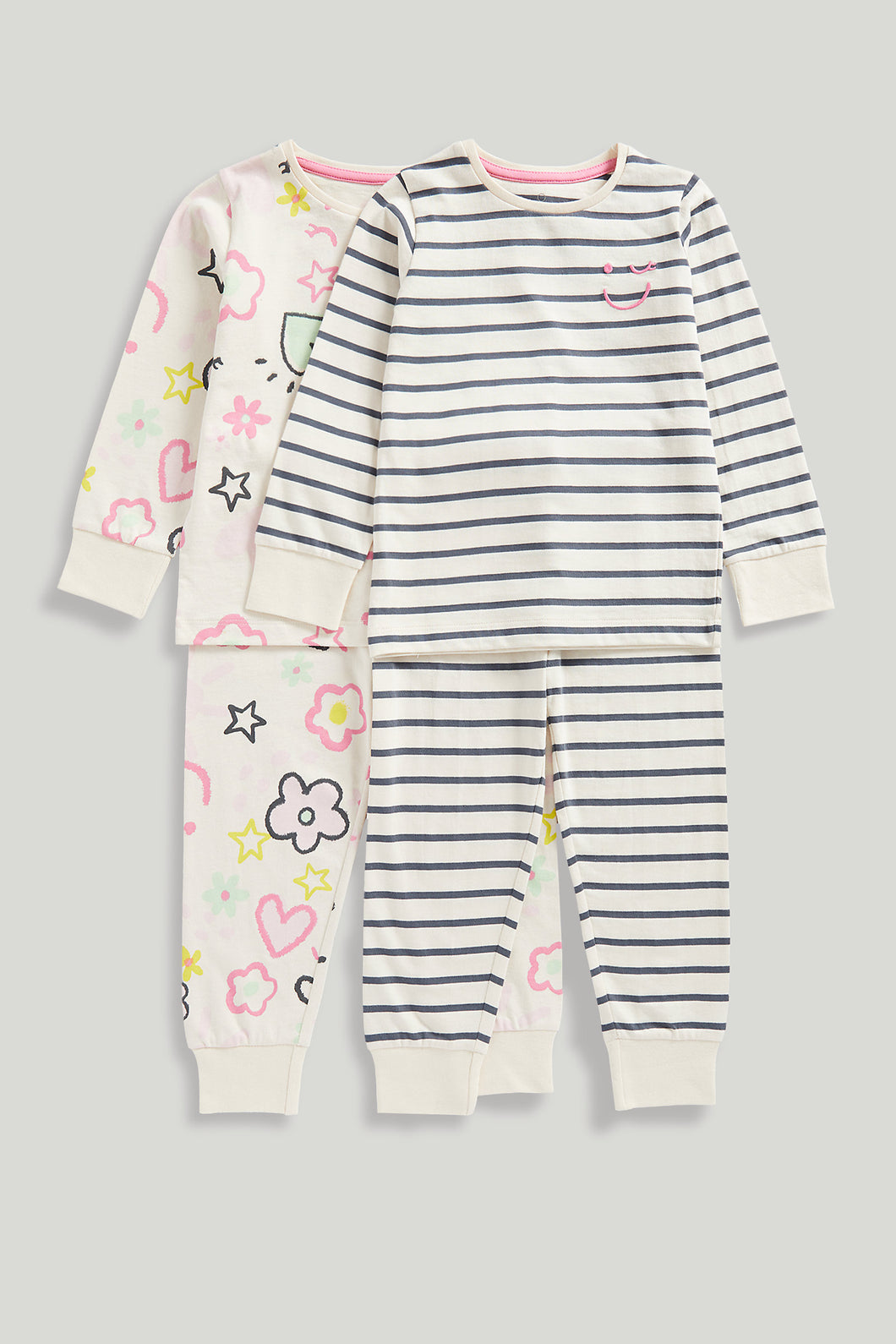 Mothercare Printed Short Pyjamas - 2 Pack