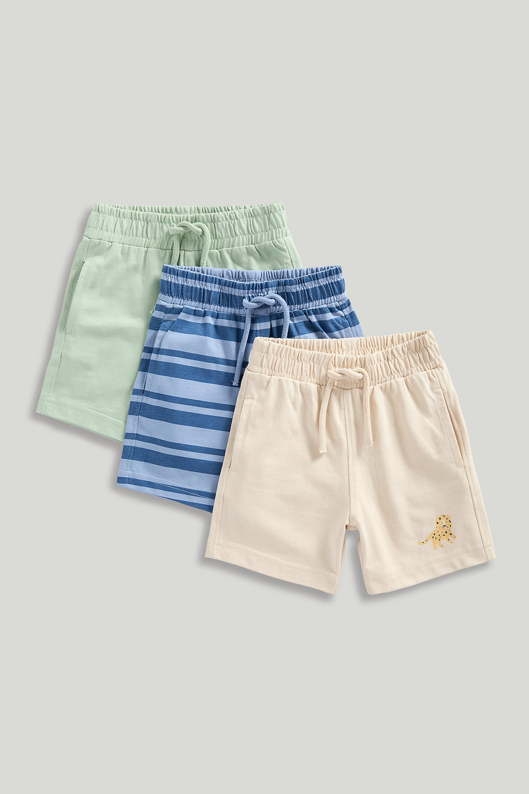 Mothercare Jungle Jersey Shorts - 3 Pack