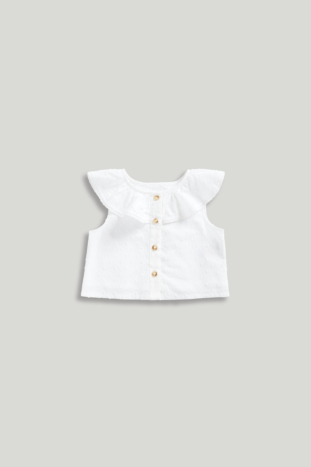 Mothercare White Dobby Blouse