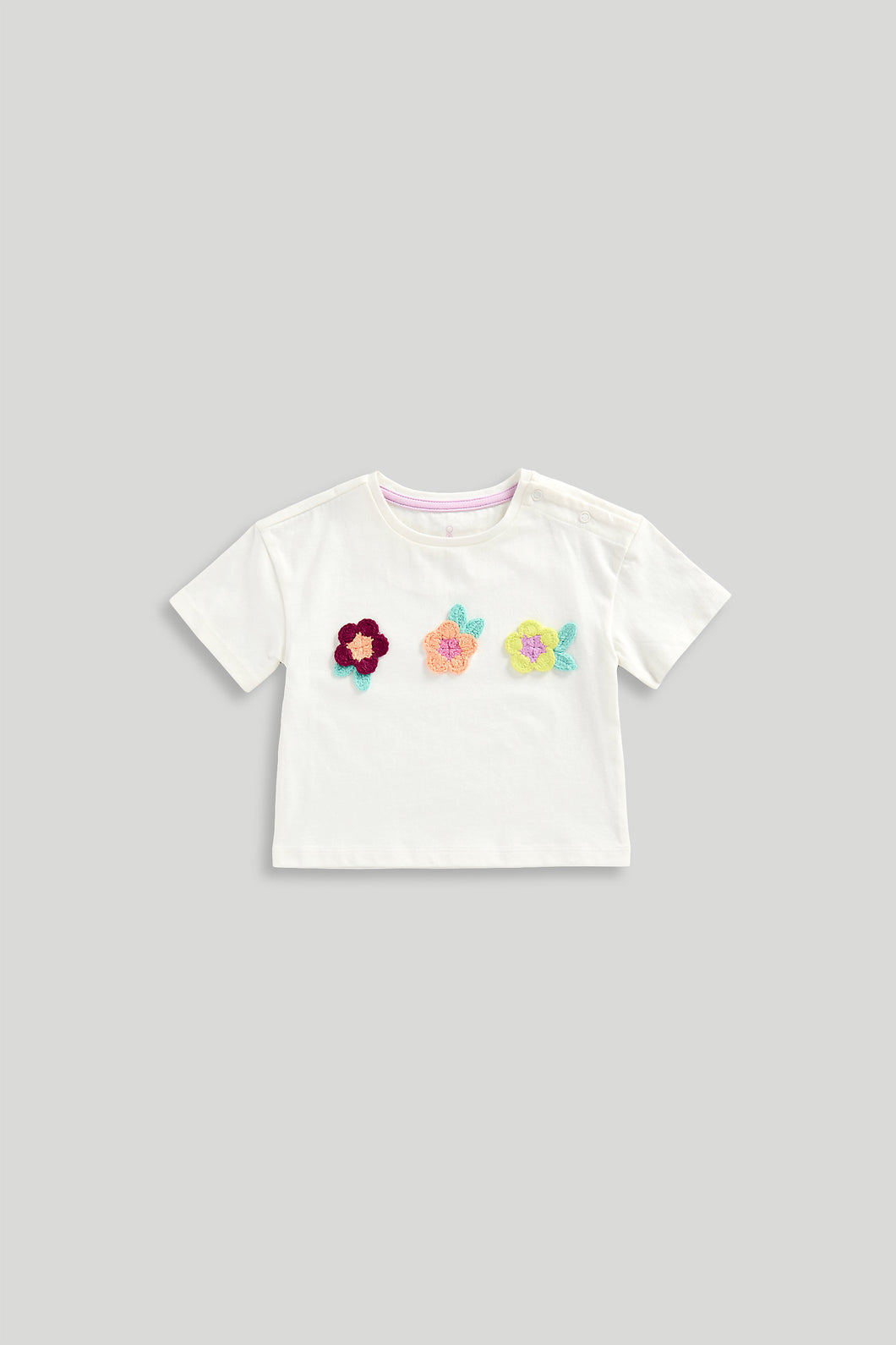 Mothercare Crochet Flower T-Shirt