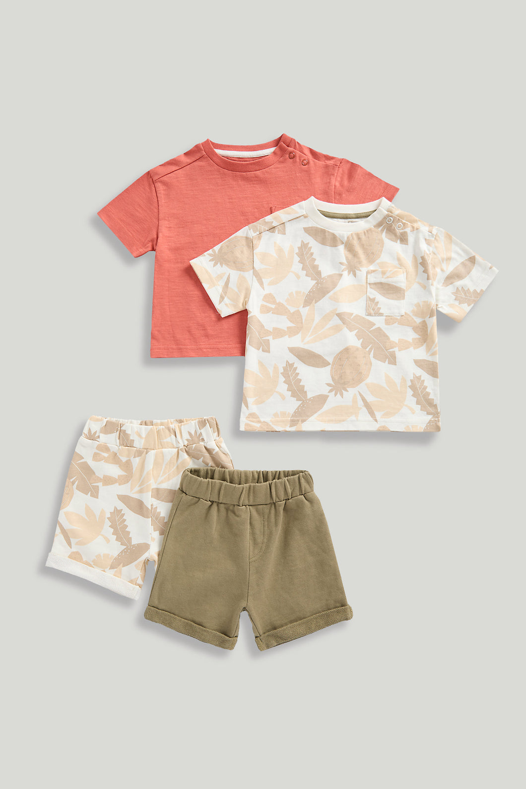 Mothercare T-Shirt and Shorts 4-Piece Set