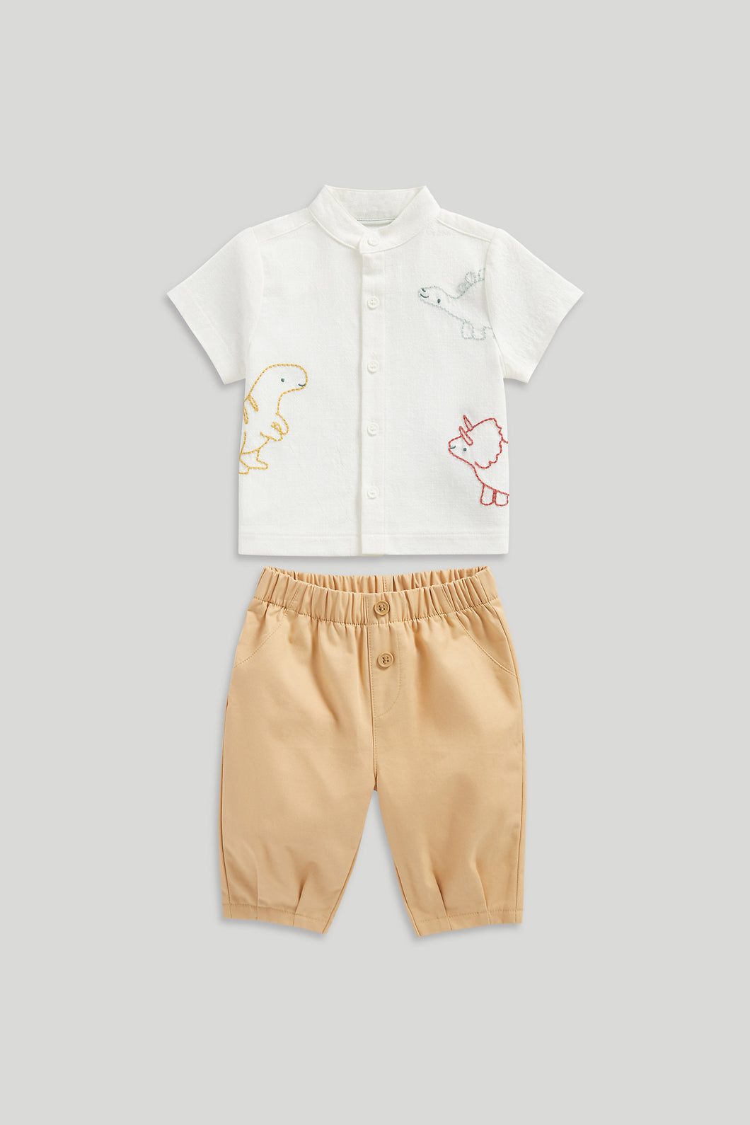 Mothercare Dinosaur Shirt and Trousers Set