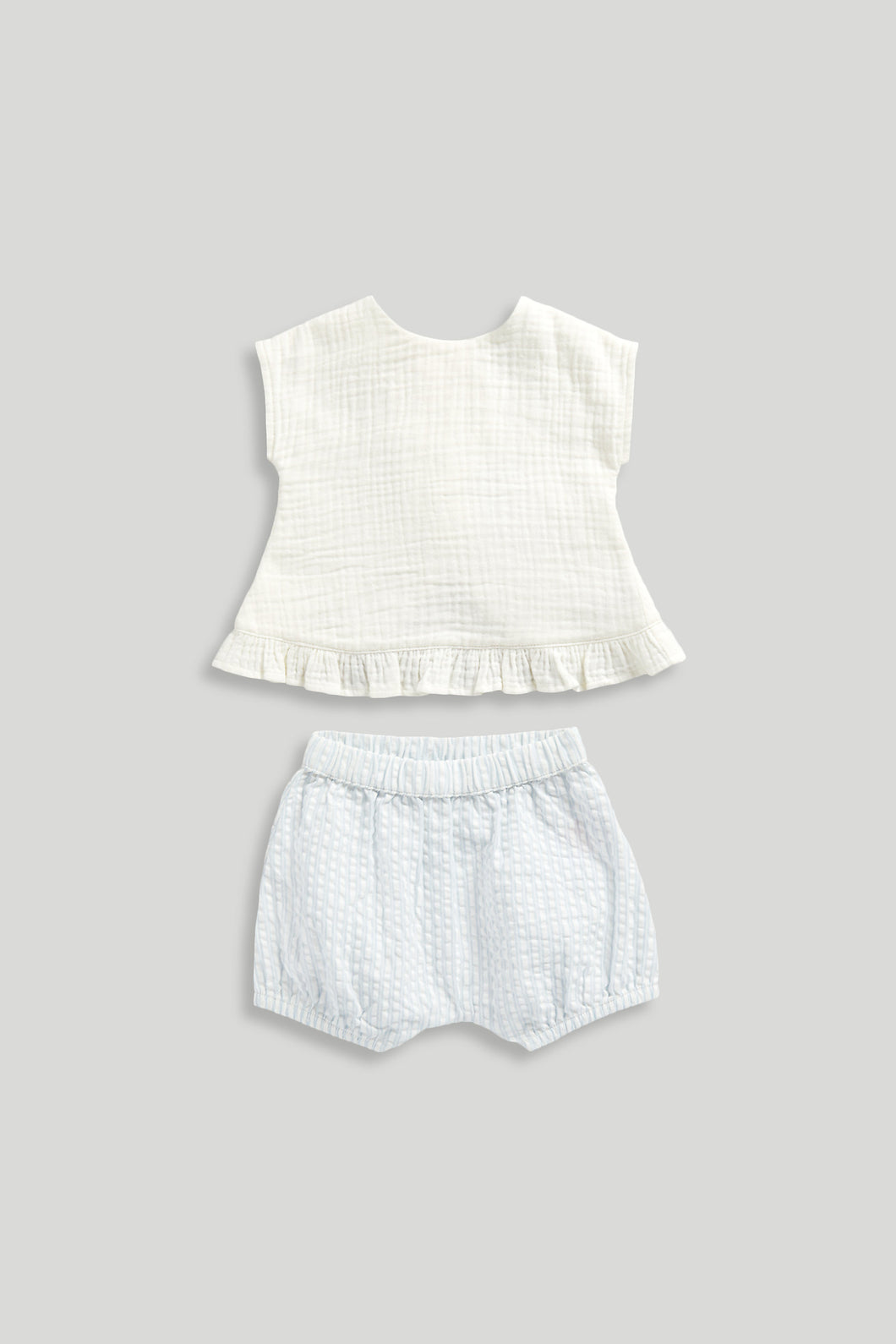 Mothercare Frill Top, Shorts and Socks Set