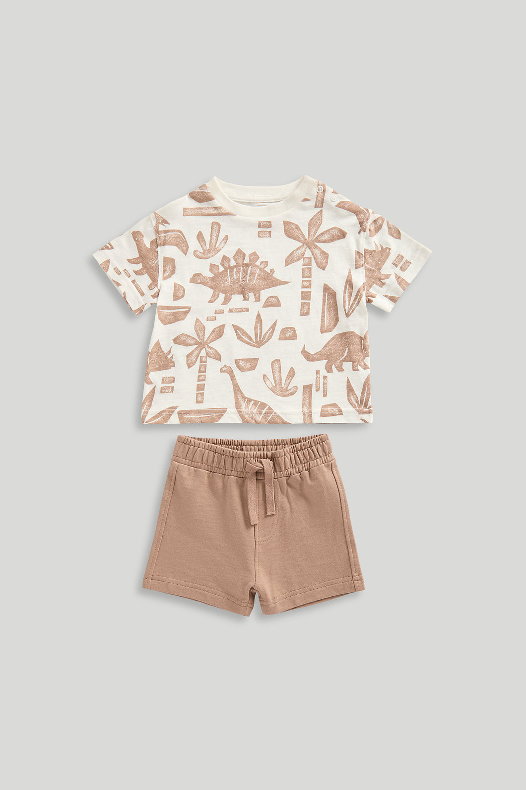 Mothercare Dinosaur T-Shirt and Shorts Set