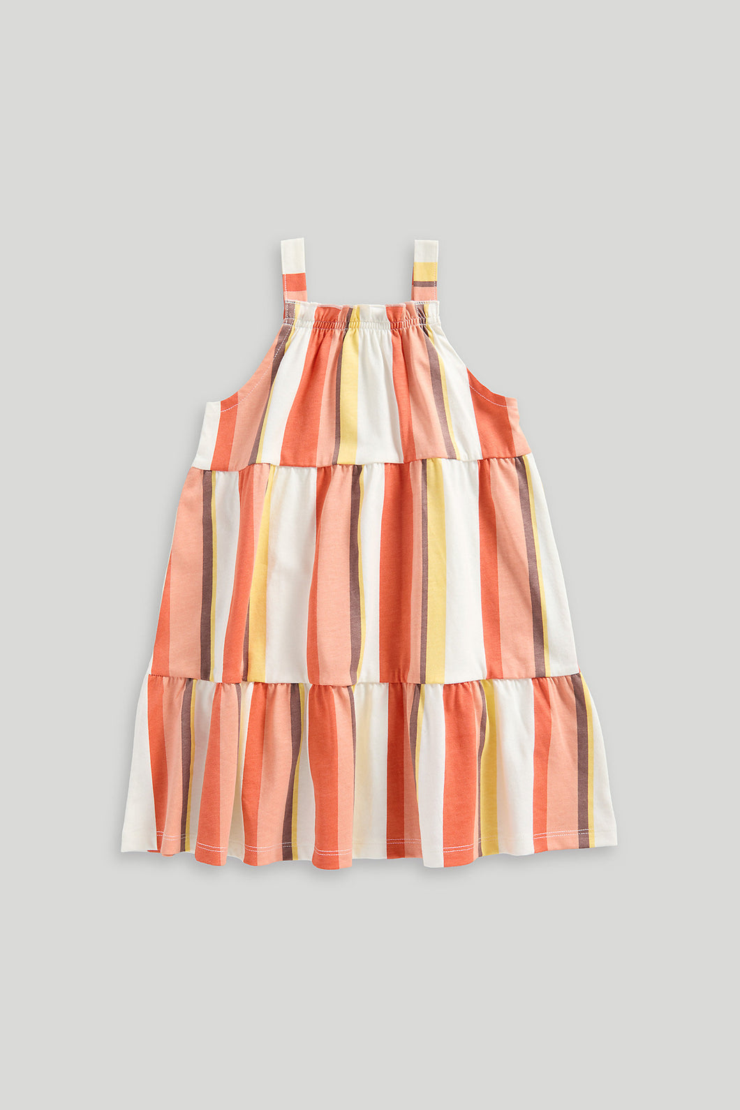 Mothercare Striped Tiered Dress