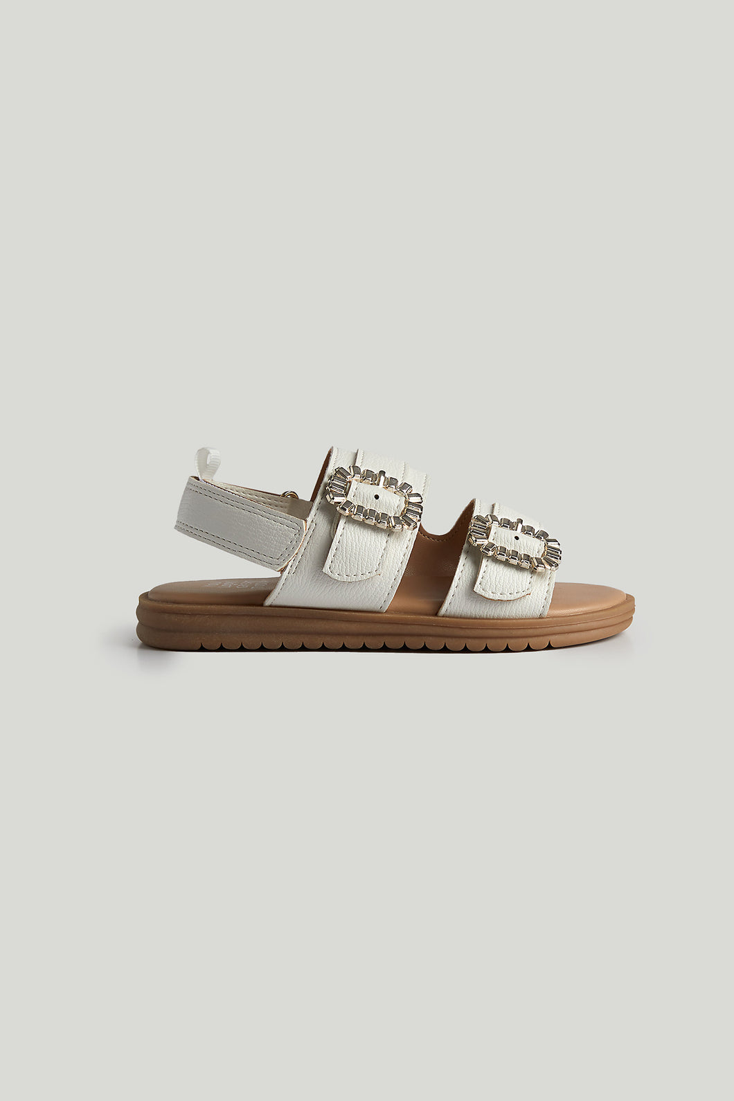 Mothercare White Buckle Sandals