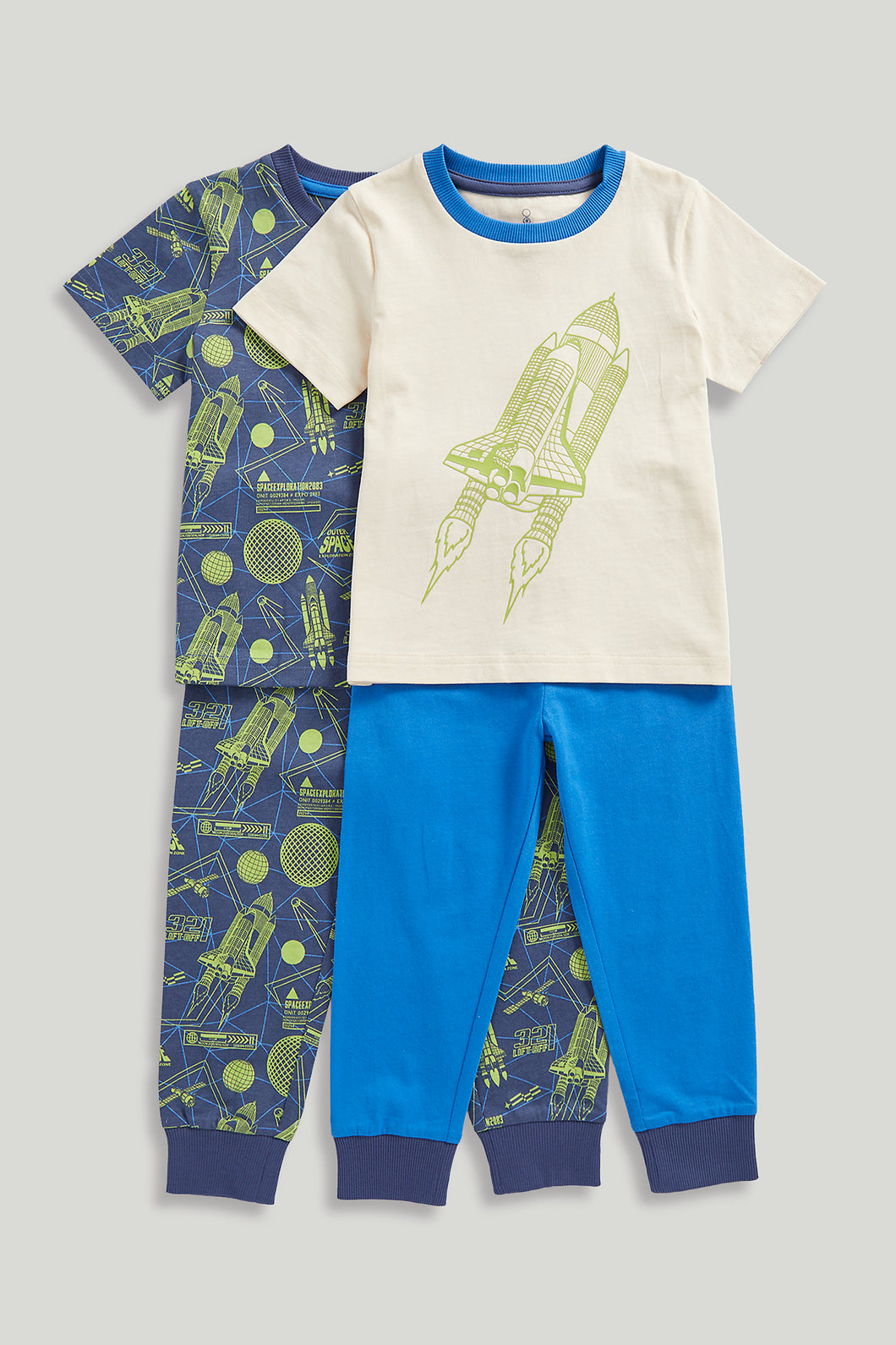 Mothercare 2 Pack  Space Gamer Pyjamas