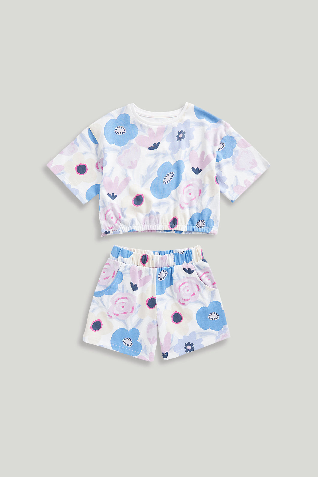 Mothercare Floral Top and Shorts Set