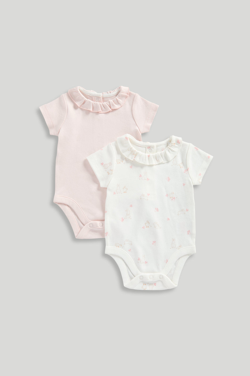 Mothercare 2 Pack My First Frill Bodysuits