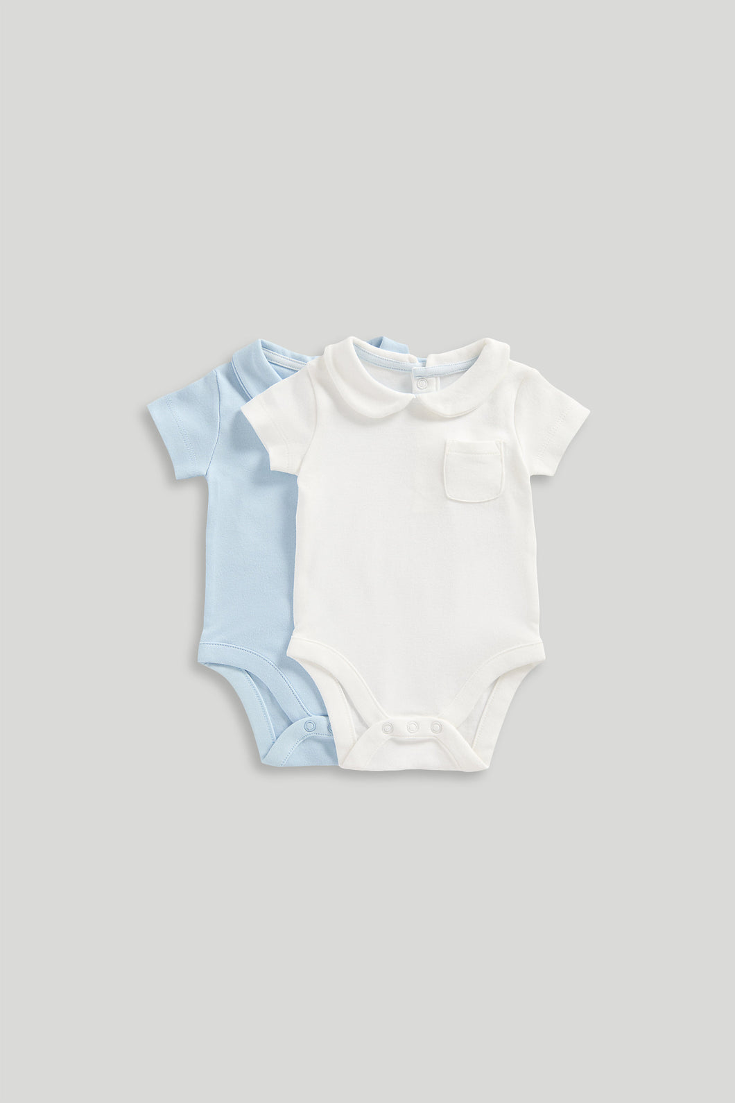 Mothercare 2 Pack My First Collared Bodysuits