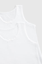 
                        
                          Load image into Gallery viewer, Mothercare White Sleeveless Vests - 5 Pack
                        
                      