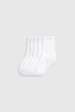 
                        
                          Load image into Gallery viewer, Mothercare White Heart Socks - 5 Pack
                        
                      