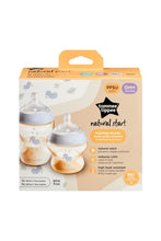 
                        
                          Load image into Gallery viewer, Tommee Tippee Natural Start ® Decor Ppsu Bottle Set - Blue
                        
                      