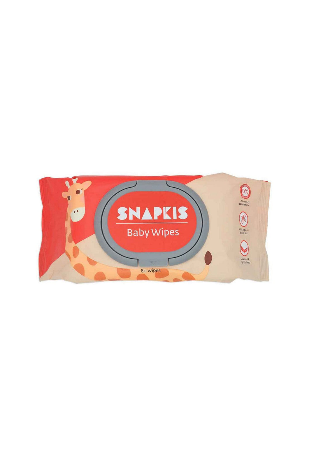 Snapkis Premium Baby Travel Wipes - 80pcs