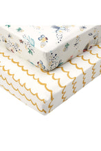 
                        
                          Load image into Gallery viewer, Tutti Bambini Cot Bed Fitted Sheet - Our Planet
                        
                      