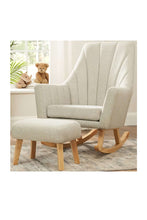 
                        
                          Load image into Gallery viewer, Tutti Bambini Jonah Rocking Chair &amp; Foot Stool Set - Pebble
                        
                      