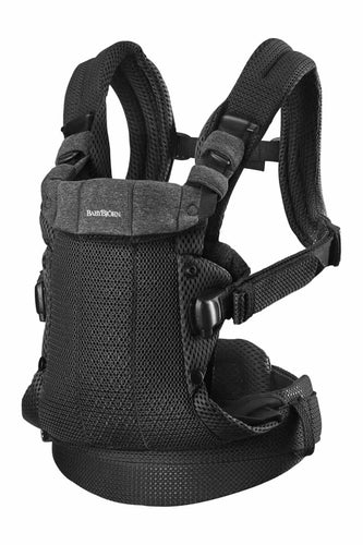 BabyBjorn Baby Carrier Harmony Black 3D Mesh 1