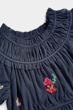 
                        
                          Load image into Gallery viewer, Mothercare Navy Tulle Tiered Dress
                        
                      