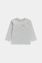 
                        
                          Load image into Gallery viewer, Mothercare Grey Long-Sleeved T-Shirt
                        
                      