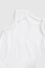 
                        
                          Load image into Gallery viewer, Mothercare White Sleeveless Bodysuits - 3 Pack
                        
                      