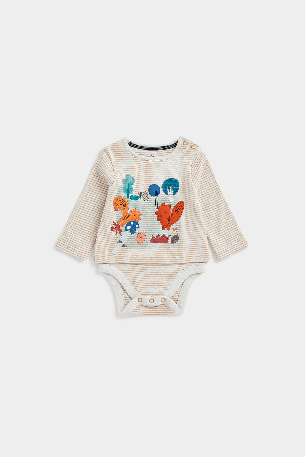 Mothercare Woodland Mock-Top Bodysuit