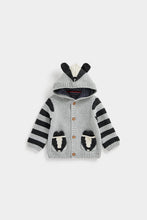 
                        
                          Load image into Gallery viewer, Mothercare Novelty Badger Knitted Cardigan
                        
                      