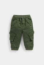 
                        
                          Load image into Gallery viewer, Mothercare Green Cargo Trousers
                        
                      