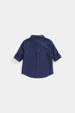 
                        
                          Load image into Gallery viewer, Mothercare Navy Printed Shirt
                        
                      