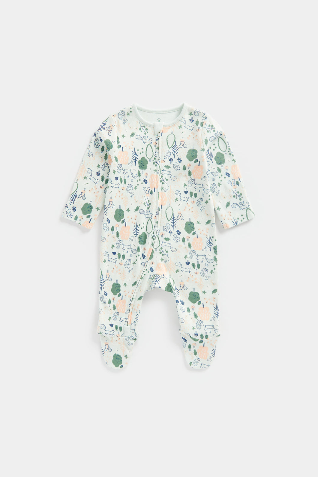 Mothercare Woodland Zip-Up Sleepsuit