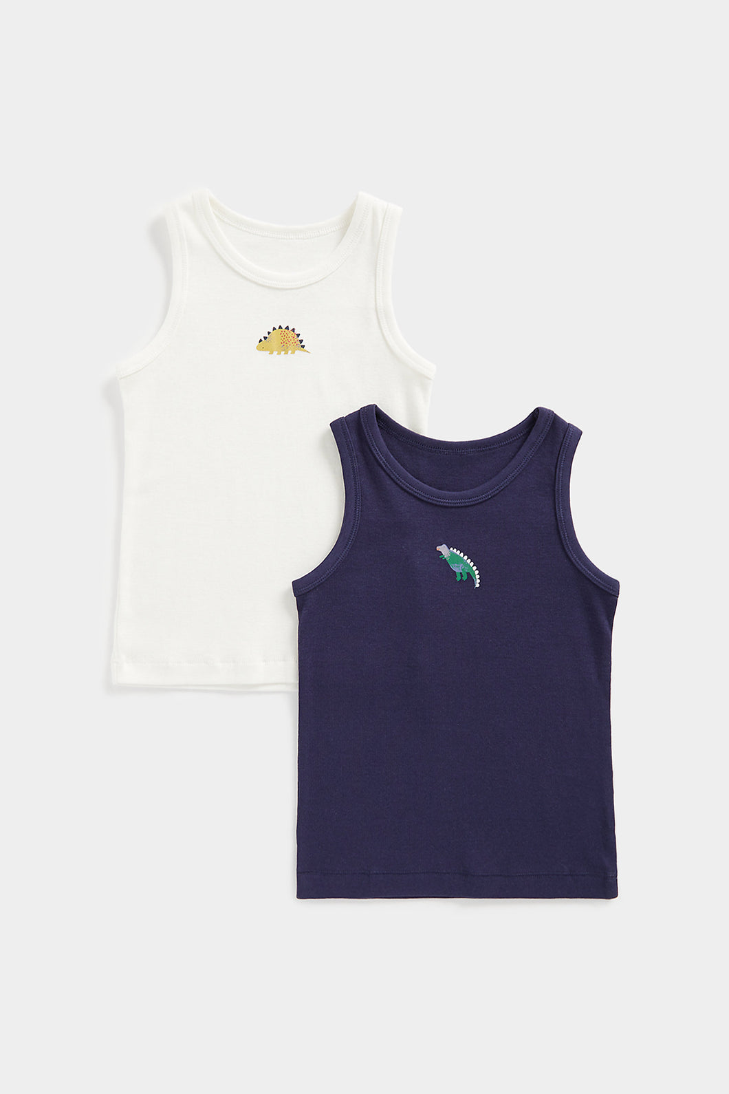 Dino Sleeveless Vests - 2 Pack