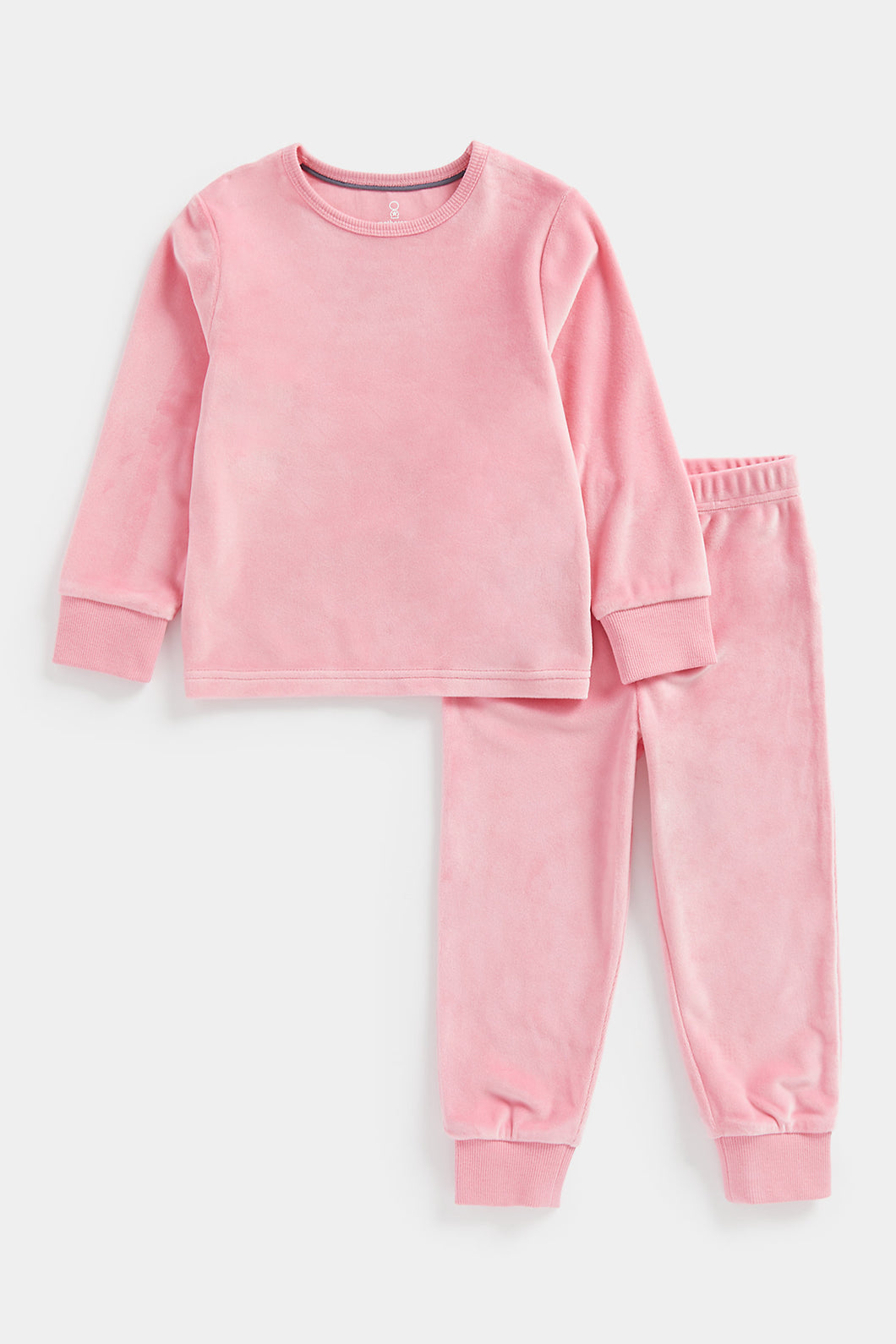 Mothercare Dark Pink Velour Pyjamas