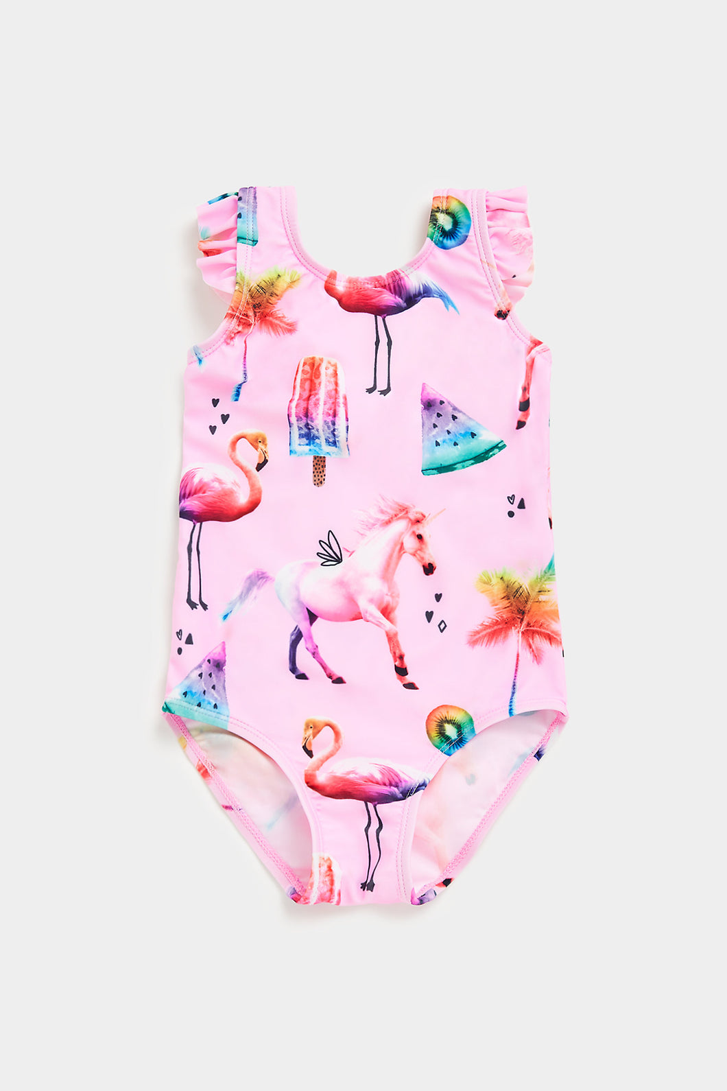 Mothercare Pink Flamingo Swimsuit