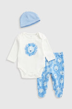 
                        
                          Load image into Gallery viewer, Mothercare Lion 3-Piece Baby Outfit Set
                        
                      